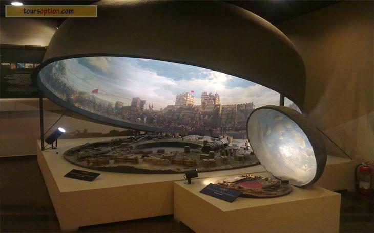 Panorama 1453 Museum/inside