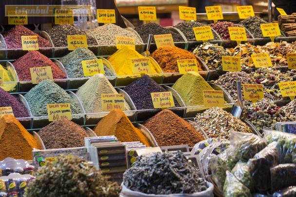 Stock Photo Colorful Spices At Spice Bazaar Jpg